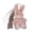 Pink Little rabbit, variant on Elegant Plush Bear Keychain Charm Keyring Soft Furry Animal Pendant for Backpacks and Bags Fashion Accessory Decoration