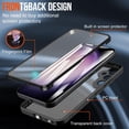 thumbnail image 4 of for Samsung Galaxy S23 Clear Case, 360° Full Body Protective Shockproof Anti-Scratch Phone Case Cover Galaxy S23 5G, Slilcone TPU Slim Fit Thin for Samsung S23 Front + Back Dual Layer Protection, 4 of 14