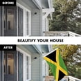 thumbnail image 3 of G128 Combo Pack: 6 Feet Tangle Free Spinning Flagpole (Silver) Jamaica Jamaican Flag 3x5 ft Printed 150D Brass Grommets (Flag Included) Aluminum Flag Pole, 3 of 9