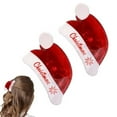 thumbnail image 5 of Christmas Hat Shaped Jaw Clip Festive Cartoon Hair Clamps for Thin and Thick Hair Seasonal Non Barrettes Women Girls, 5 of 9