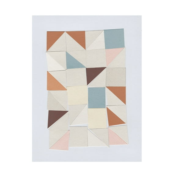 Trademark Fine Art Dan Hobday Pastel Geometrics Canvas Wall Art
