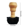 thumbnail image 3 of ZJDOAK Coffee Basket Cleaning Brush, Stiff Bristles and Wood Handle Coffee Accessories, Coffee Filter Brush Fits for Espresso Barista Machine Cleaning Tool, 3 of 9