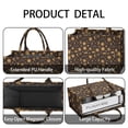 thumbnail image 4 of Large Capacity Tote Bag,Brown Sun Moon Cloud Pattern Handbag Fashion Luxury Tote Bag,15.7"x13"x 5.1" Inches,Laptop Compatible, 4 of 6