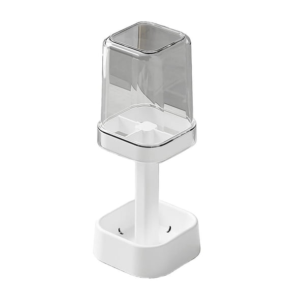 Toothbrush Holder with Cup/Cover, 2025 New Toothbrush Holders for Bathrooms
