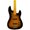 Tobacco Sunburst, variant on GV4 Gloxy Val CR MP Electric Bass -