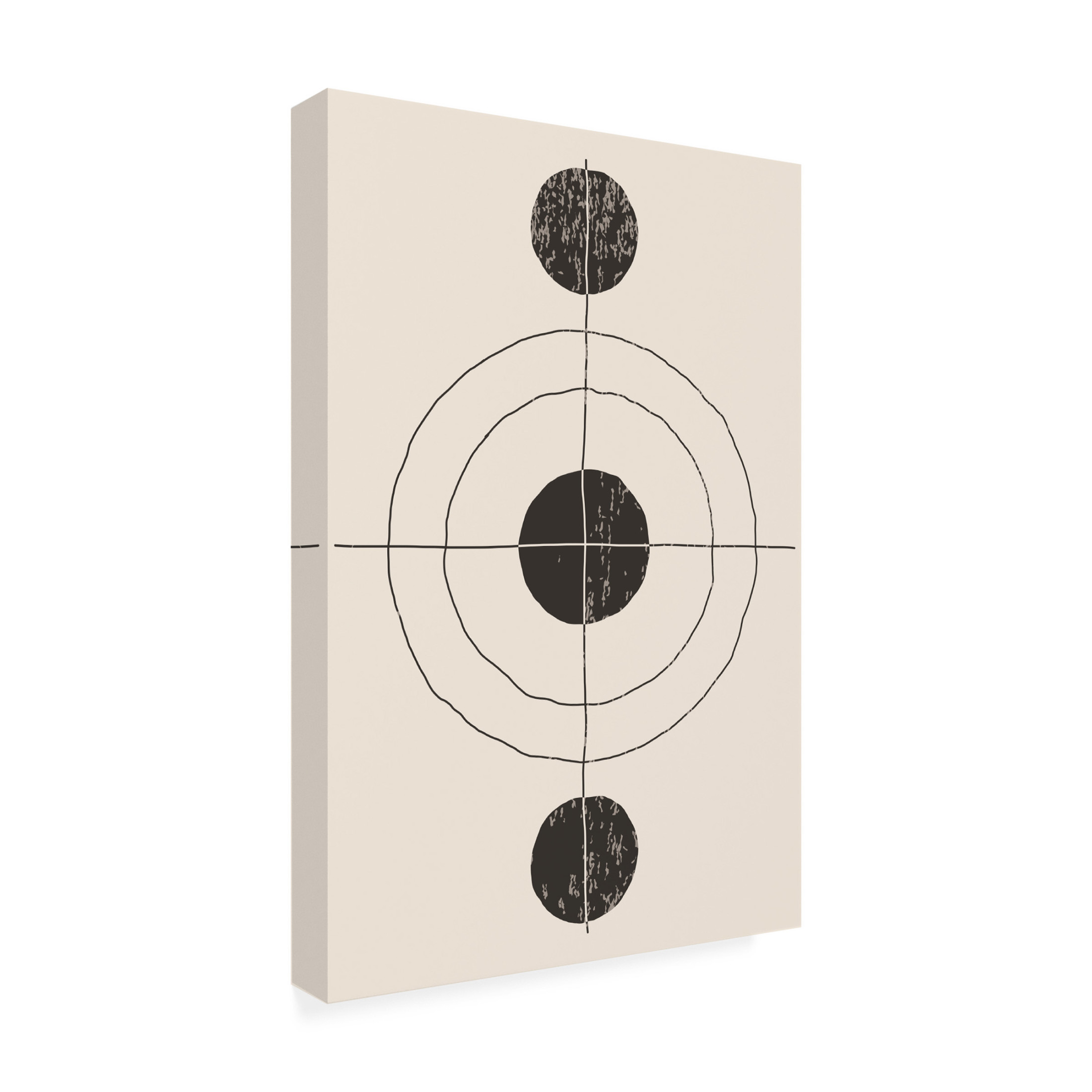 Trademark Fine Art jay stanley Minimal Geometric Shapes 3 Canvas Wall Art