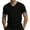 Black, variant on hlysgo Men's V Neck Shirts Short Sleeve Sweater Shirt Casual Ribbed Pullover Breathable T Shirt White,XL