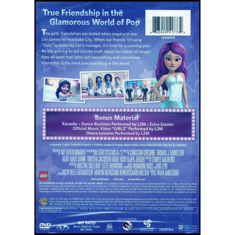 Lego Friends Girlz 4 Life DVD