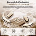 thumbnail image 4 of Open Ear Wireless Earbuds, Bluetooth 5.4 Wireless Earbuds, Hi-Fi Stereo over Ear Earphones with Earhooks, 60H Playtime & LED Digital Display, IPX7 Waterproof Earphones for Fitness, Cycling, Workout, 4 of 11