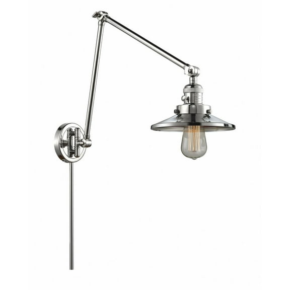 Innovations Lighting - Railroad - 1 Light Double Extension Swing Arm Wall Sconce
