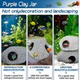 thumbnail image 3 of ZHAOCHENG Decoraciones para acuarios, decoraciones para acuarios Betta Hideout Cave Camarones Cíclidos Accesorios naturales Cría Hide Cave Stone Small Fish Tank Hideout Betta Hide Toy Fish Rock House, 3 of 5