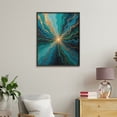 thumbnail image 4 of Paint by Numbers Kit for Adults, Abstract Teal Gold Radiant Burst Paint by Numbers, Easy Paint by Numbers Kit for Adults Beginner, DIY Adult Paint by Number Kits on Canvas, Home Decor, 4 of 7