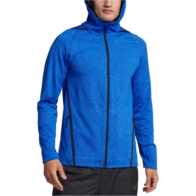 Nike Dry Training - Sudadera con capucha para hombre, color azul, pequeña