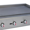 thumbnail image 2 of 60 in. Commercial Thermostatic Countertop Gas Griddle in Stainless Steel, 2 of 5
