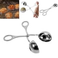 thumbnail image 1 of Máquina para hacer bolas de melón y carne antiadherente, cuchara para albóndigas de masa para galletas de acero inoxidable, pequeña, 1 of 8