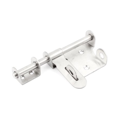 Unique Bargains 150mm Long Stainless Steel Door Security Latch Sliding Lock 