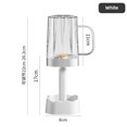 thumbnail image 1 of Modern Minimalist Hanging Toothbrush Holder Set with Handle – White Plastic Storage Organizer for Electric Toothbrushes, Toothpaste & Small Items – Child-Safe, Student-Friendly for Dorm Bathrooms &, 1 of 6