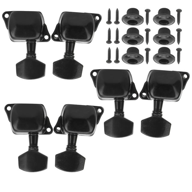 String Tuning Pegs, High Performance Guitar Tuning Keys, Anti-Corrosion Stable And Durable For Guitar Guitar Repair Master DIY Instrument Lovers Black