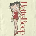 thumbnail image 2 of Men's Betty Boop Distressed Red Portrait Graphic Tee Beige Small, 2 of 4