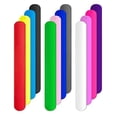 thumbnail image 1 of 12Pcs Silicone Flip Wrapping Paper Holder Poster Holder Paper Roll Holder Stabilizer Slap Bands for Storage Organization, 1 of 5