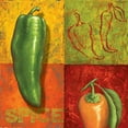 thumbnail image 2 of Corbin, Delphine 15x15 Black Ornate Wood Framed with Double Matting Museum Art Print Titled - Chili IV, 2 of 4
