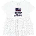 thumbnail image 3 of Inktastic Fireman Daddy is a Firefighter Girls Baby Dress, 3 of 5