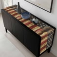 thumbnail image 5 of Vintage American Flag Table Runner 90 Inches Long, Farmhouse Shabby Patriot Kitchen Coffee Dining Table Decoration for Home Party Birthday Wedding Home Decor 13x90 Inches, 5 of 8