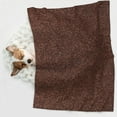 thumbnail image 6 of Sigee Dark Brown Glitter for Pet Blanket for Dog Cat Puppy Blanket Cat Blankets for Small and Medium Pets-Small, 6 of 8