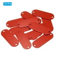 thumbnail image 3 of Uxcell Aluminum Blank Tags with 2 holes Metal Stamping Blanks Pet ID Label with Key Rings Red 12Pcs, 3 of 6