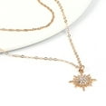thumbnail image 2 of Fiudx Collar de Diamantes, Impresionante Colgante de Girasol, Elegante Joya de Plata, Perfecto para Regalar En Ocasiones Especiales, Accesorio Moderno para Mujer, Viene En Una Hermosa Caja de Regalo., 2 of 2