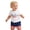 Z-White578, variant on SonxaHe Outfits for Newborn Boy 4Th Of July Letter Embroidery Short Sleeve Shirt Shorts Baby Summer Party Outfit Set White,Size 6-12 M