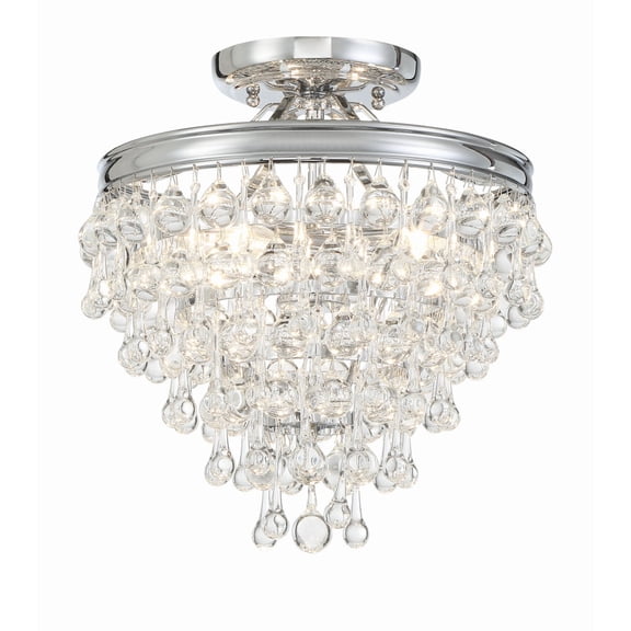 Crystorama Lighting - Three Light Ceiling Mount - Ceiling Mount - Calypso - 3