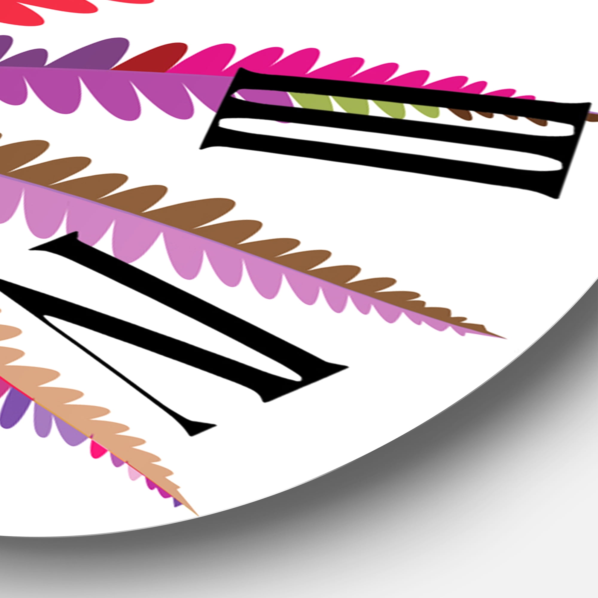 Designart 1 in Farmhouse Wall Clock