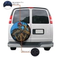 thumbnail image 4 of KAKALAD Corsair Skeleton Captain Steering Wheel Parrot 01 Spare Tire Cover Universal Vehicle Accessories Buckle Car Tools 16”in, 4 of 6