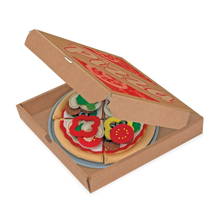 Melissa & Doug Felt Pizza Play Set - 42 Pieces, Pretend Pizzeria