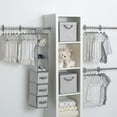 thumbnail image 2 of Delta Children Nursery Storage 48 Piece Set - Easy Storage/Organization Solution - Keeps Bedroom, Nursery & Closet Clean, Cool Grey, 2 of 4