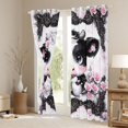 thumbnail image 3 of Castle Fairy Boys Girls Cartoon Cow Blackout Curtains Set of 2 (52x84 Each),Chic Pink Rose Flower Window Curtains,Kawaii Farmhouse Animal Curtains and Drapes,Ultra Soft Home Decor, 3 of 6