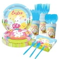 thumbnail image 2 of Darzheoy Easter Party Supplies, Bunny Colorful Eggs Tableware Set, Easter Party Plates and Cups, Napkins and Cutlery for Easter Decorations and Easter Themed Parties, 2 of 9