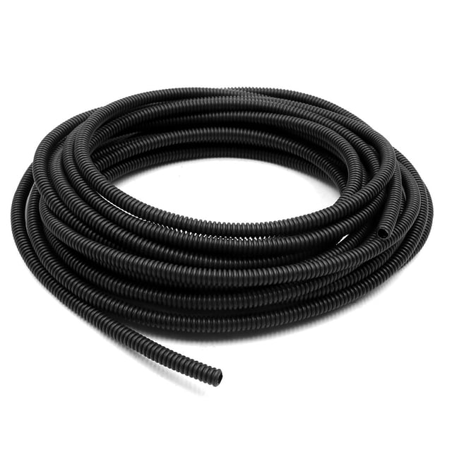 Tubo Corrugado Flexible Universal Negro de Telar Divisor Manguito de Cable de Coche 8M