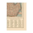 thumbnail image 4 of Historic State Map - Michigan - Reynold 1921 - 23 x 32.50 - Vintage Wall Art, 4 of 5