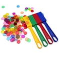 thumbnail image 4 of Hoja Circular magnética de Color plástico, 100 Uds., ciencia física, juego de experimentos magnéticos, material didáctico de aprendizaje de Color Montessori, 4 of 4