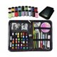 thumbnail image 1 of Costurero 58 piezas, kit de costura, costurero, traje rectangular, cuero negro JM, 1 of 5