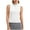 White, variant on Women's Sleeveless Shirt Zip up Workout Running Tank Tops Athletic Slim Fit Vest Gym Yoga Camis Jackets Blouses (XL, Black)