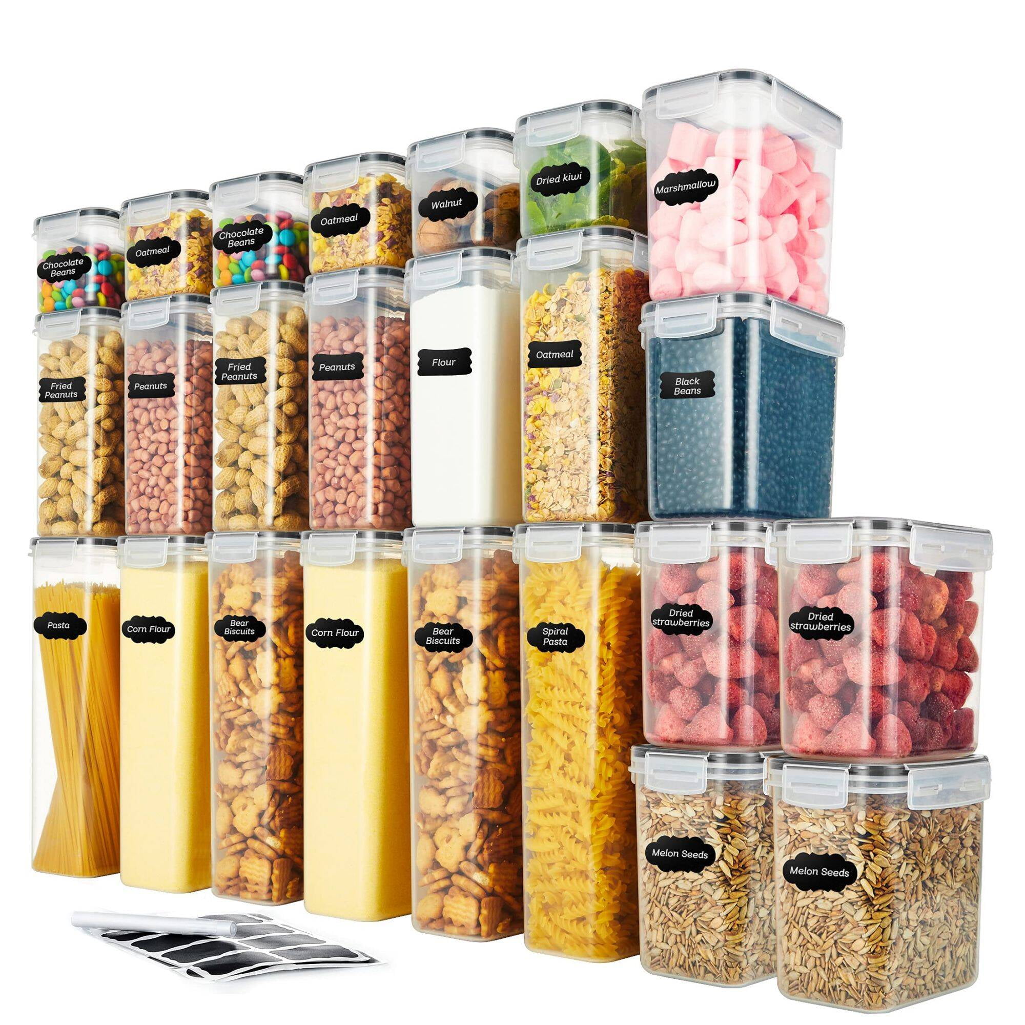 Airtight food storage container 24 pieces, BPA free, very suitable
