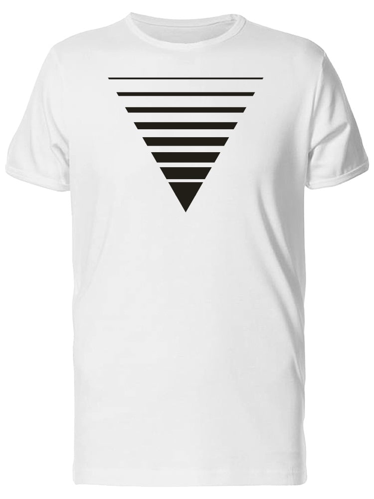 Smartprints - Upside Down Triangle Shape Tee Men's -Image by Shutterstock - Walmart.com