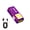 PURPLE, variant on One Mini Dual-source LED Flashlight, IPX4, Red/blue Flash, USB-C Charging, Portable Emergency Light