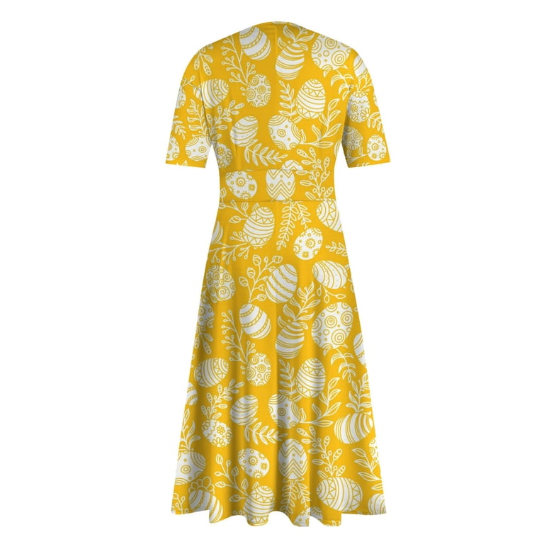 yellow easter dress Bright, playful, and perfect for  Soft pastels, a sunny dress, and the cutest little details make this the ultimate Easter outfit inspiration. Sweet, feminine, and made for spring celebrations spring celebrations 3D Floral Yellow Easter Dress: