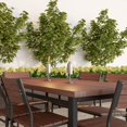thumbnail image 3 of Pure Garden 50-221 Lampe Torche de Table en Acier Inoxydable - 10,5 Po, Argent, 3 of 6