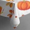 thumbnail image 5 of Fall Pumpkins and Leaves Pattern Square Tablecloth,Waterproof Square Table Cover,Wipeable Spillproof Washable Table Cover for Home Kitchen Party Decor 52"x52"(132x132cm), 5 of 6
