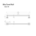thumbnail image 2 of ZLINE BLS-TR-MB  Towel Rail, 2 of 2